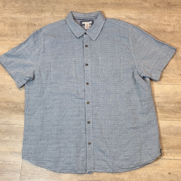 carbon2 cobalt Other - Carbon 2 Cobalt Men’s Linen/Cotton Short Sleeve Shirt Size XL